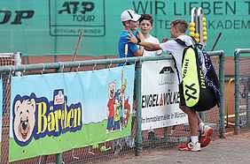 Bärchen Cup Teilnehmer mit Banner