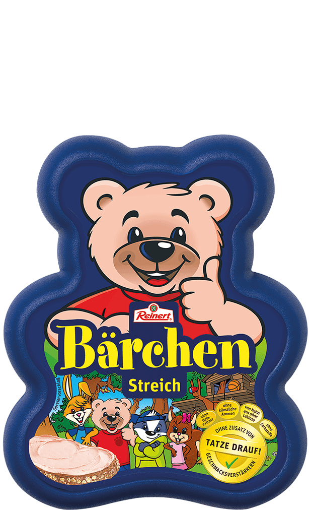 Bärchen-Streich, Brotaufstrich, Bärchen Streichwurst, Kinderwurst, Bärchen-Wurst