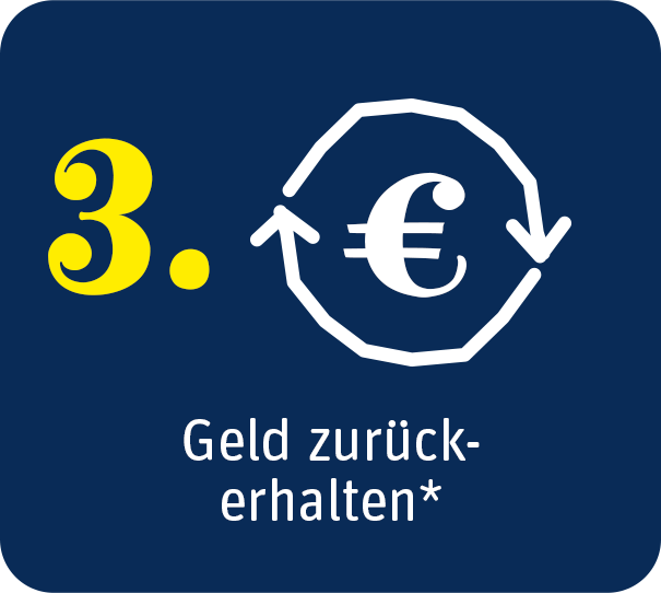 Geld zurückerhalten